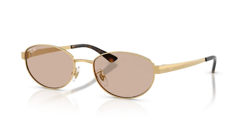 แว่นกันแดด Rayban RB3774D-001/3 Arista Light Brown Rayban RB3774D 001/3 แว่นกันแดดกรอบโลหะสีอะริสต้าทองเลนส์น้ำตาลอ่อน สำหรับทุกเพศ