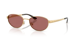 Rayban RB3774D 001/69 แว่นกันแดดโทน Arista เลนส์ม่วงเข้ม ทุกเพศ