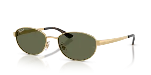 Rayban RB3774D 001/9A แว่นกันแดดโพลาไรซ์ทรงรีสีอะริสต้า-เขียวเข้ม ทั้งสองเพศ