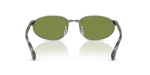 แว่นกันแดด Rayban RB3777-004/4E Gunmetal Green Rayban RB3777 004/4E ขาแว่นด้านใน