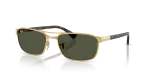 Rayban RB3778 001/31 แว่นกันแดดสีมองอะริสต้าเลนส์เขียว ทั้งสองเพศ