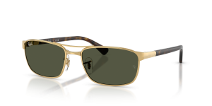 Rayban RB3778 001/31 แว่นกันแดดสีมองอะริสต้าเลนส์เขียว ทั้งสองเพศ