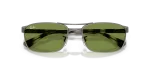 แว่นกันแดด Rayban RB3778-004/4E Gunmetal Green Rayban RB3778 004/4E close-up ด้านหน้า