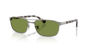 Rayban RB3778 004/4E แว่นกันแดดกันเมทัลเลนส์เขียวโทนอ่อน ทั้งสองเพศ