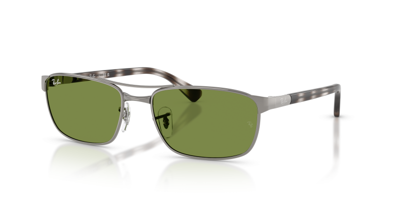 Rayban RB3778 004/4E แว่นกันแดดกันเมทัลเลนส์เขียวโทนอ่อน ทั้งสองเพศ