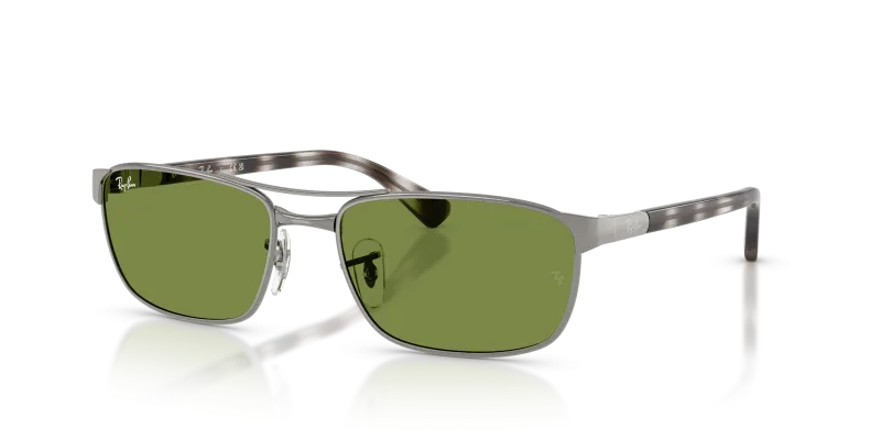 แว่นกันแดด Rayban RB3778-004/4E Gunmetal Green Rayban RB3778 004/4E แว่นกันแดดกันเมทัลเลนส์เขียวโทนอ่อน ทั้งสองเพศ