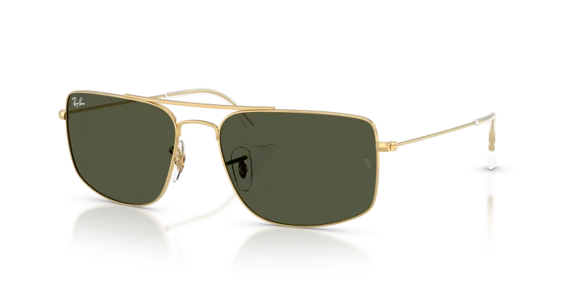 Rayban RB3779-001/31 แว่นกันแดดสีมองอะริสต้าเลนส์เขียว ทั้งสองเพศ