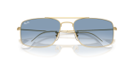 แว่นกันแดด Rayban Explorer 3 RB3779-001/3F Arista Clear Gradient Rayban RB3779-001/3F close-up ด้านหน้า