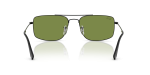 แว่นกันแดด Rayban Explorer 3 RB3779-002/4E Black Green Rayban RB3779-002/4E ขาแว่นด้านใน