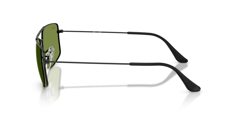 แว่นกันแดด Rayban RB3779-002/4E มุมข้าง กรอบโลหะดำขัดเงามินิมอล