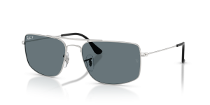 Rayban RB3779-003/3R แว่นกันแดดกรอบเงินเลนส์น้ำเงินเข้มโพลาไรซ์ ทั้งสองเพศ