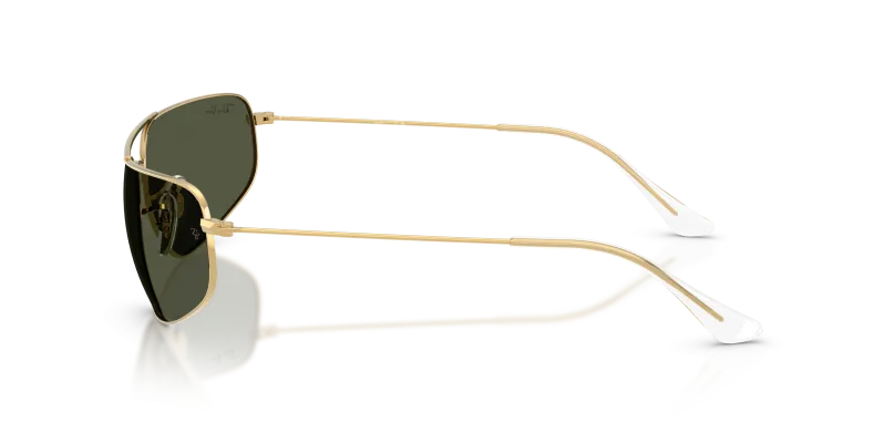 แว่นกันแดด Rayban RB3780 001/31 มุมข้าง กรอบสี่เหลี่ยมทรงใหญ่