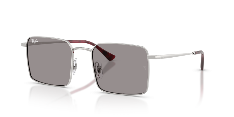 แว่นกันแดด Rayban RB3782-003/1 Silver Grey Rayban RB3782 003/1 แว่นกันแดดทรงสี่เหลี่ยมสีเงิน-เทา ทั้งสองเพศ