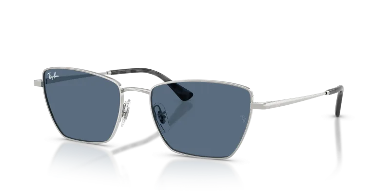 แว่นกันแดด Rayban RB3783-003/80 Silver Dark Blue Rayban RB3783 003/80 แว่นกันแดดเงิน-น้ำเงินเข้ม สำหรับทุกเพศ