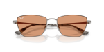 แว่นกันแดด Rayban RB3783-004/7 Gunmetal Orange Rayban RB3783 004/7 close-up ด้านหน้า