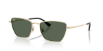แว่นกันแดด Rayban Drea RB3783-921371 Pale Gold Dark Green Rayban Drea RB3783 921371 แว่นกันแดดสีทองอ่อนเลนส์เขียวเข้ม สำหรับทุกเพศ