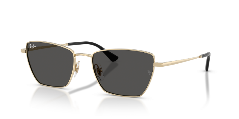 Rayban Drea RB3783-921387 921387 แว่นกันแดดทองอ่อนทรงเรขาคณิต ทั้งสองเพศ