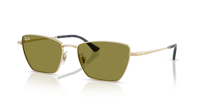 แว่นกันแดด Rayban RB3783-9213/2 Pale Gold Green Rayban RB3783 9213/2 แว่นกันแดดทองอ่อน-เขียว สำหรับทุกเพศ