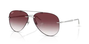 Rayban RB3791-003/8H แว่นกันแดดไม่มีขอบสีเงิน ทุกเพศ