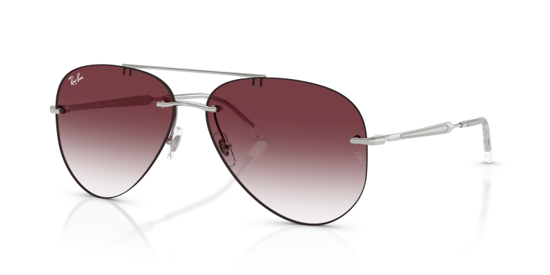 Rayban RB3791-003/8H แว่นกันแดดไม่มีขอบสีเงิน ทุกเพศ