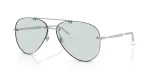 แว่นกันแดด Rayban RB3791-003/M1 Silver Photochromic Emerald Dark To Darker แว่นกันแดด Rayban RB3791-003/M1 มุมเฉียง สีเงิน สำหรับทุกเพศ