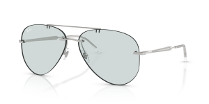 แว่นกันแดด Rayban RB3791-003/M1 มุมเฉียง สีเงิน สำหรับทุกเพศ
