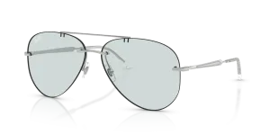 แว่นกันแดด Rayban RB3791-003/M1 มุมเฉียง สีเงิน สำหรับทุกเพศ