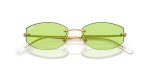 แว่นกันแดด Rayban RB3792-001/2 Arista Light Green Rayban RB3792 001/2 close-up ด้านหน้า