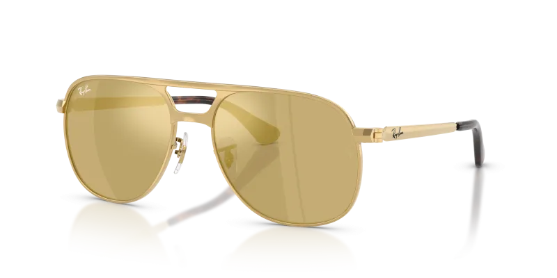 Rayban RB3793 001/93 แว่นกันแดดเลนส์มิเรอร์น้ำตาลอ่อน ทุกเพศ