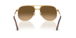 แว่นกันแดด Rayban Bill Max RB3793-001/M2 Arista Polarized Brown Gradient Rayban RB3793 001/M2 ขาแว่นด้านใน