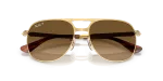 Rayban RB3793 001/M2 close-up ด้านหน้า