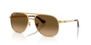 Rayban RB3793 001/M2 แว่นกันแดดเลนส์โพลาไรซ์ไล่ระดับสีน้ำตาล ทุกเพศ