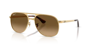 Rayban RB3793 001/M2 แว่นกันแดดเลนส์โพลาไรซ์ไล่ระดับสีน้ำตาล ทุกเพศ