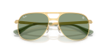 แว่นกันแดด Rayban Bill Max RB3793-929052 Gpvelu Green แว่นกันแดด Rayban RB3793-929052 close-up ด้านหน้า