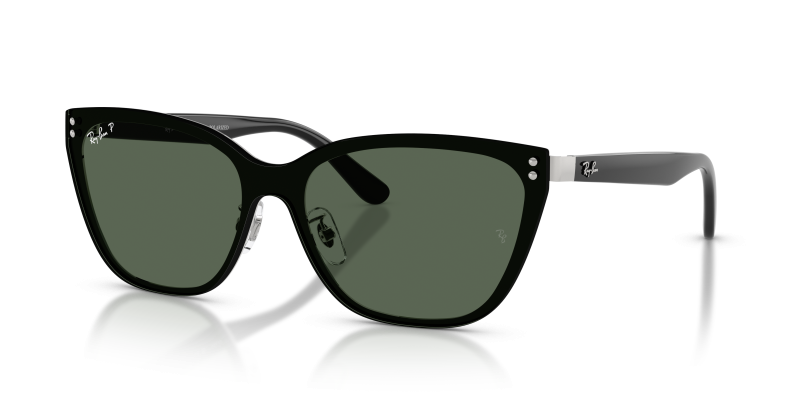 แว่นกันแดด Rayban RB3798D-003/9A Silver Polarized Green แว่นกันแดด Rayban RB3798D-003/9A มุมเฉียง สีเงิน สำหรับทุกเพศ