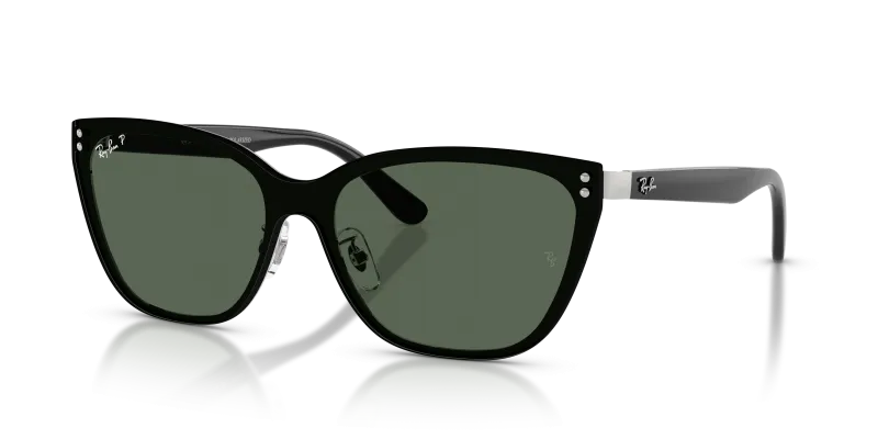 แว่นกันแดด Rayban RB3798D-003/9A Silver Polarized Green แว่นกันแดด Rayban RB3798D-003/9A มุมเฉียง สีเงิน สำหรับทุกเพศ