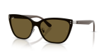 แว่นกันแดด Rayban RB3798D-928873 Silver Dark Brown Rayban RB3798D 928873 แว่นกันแดดสีเงินเลนส์น้ำตาลเข้ม ทั้งสองเพศ
