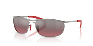 Rayban RB3819M F0017A แว่นกันแดดสีกันเมทัลเลนส์โพลาไรซ์ม่วง สำหรับทุกเพศ