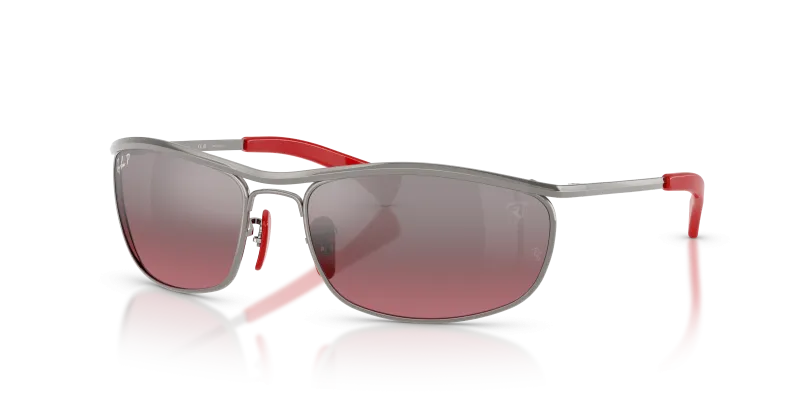 แว่นกันแดด Rayban RB3819M-F0017A Gunmetal Violet Polarized Rayban RB3819M F0017A แว่นกันแดดสีกันเมทัลเลนส์โพลาไรซ์ม่วง สำหรับทุกเพศ