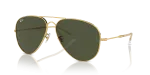 แว่นกันแดด Rayban Old Aviator RB3825-001/31 Arista Green Rayban RB3825 001/31 แว่นกันแดดทรงนักบินสีมองอะริสต้าเลนส์เขียว ทั้งสองเพศ