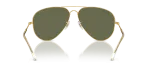 แว่นกันแดด Rayban Old Aviator RB3825-001/58 Arista Green Polarized Rayban RB3825 001/58 ขาแว่นด้านใน