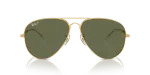 แว่นกันแดด Rayban Old Aviator RB3825-001/58 Arista Green Polarized Rayban RB3825 001/58 ด้านหน้า