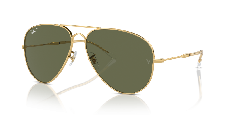 Rayban RB3825 001/58 แว่นกันแดดสี Arista Green Polarized สำหรับทุกเพศ