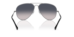 แว่นกันแดด Rayban Old Aviator RB3825-004/78 Gunmetal Blue Polarized Rayban RB3825 004/78 ขาแว่นด้านใน