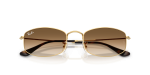 แว่นกันแดด Rayban RB3832-001/51 Arista Clear Gradient Brown Rayban RB3832 001/51 close-up ด้านหน้า