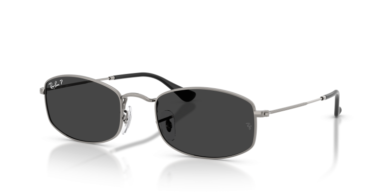แว่นกันแดด Rayban RB3832-004/48 Gunmetal Black Polarized Rayban RB3832 004/48 แว่นกันแดดกันเมทัลเลนส์โพลาไรซ์ดำเข้ม ทั้งสองเพศ