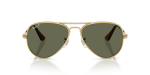 แว่นกันแดด Rayban Aviator Max RB3925-001/58 Arista Green Polarized Rayban RB3925 001/58 ด้านหน้า