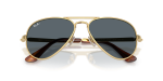 แว่นกันแดด Rayban Aviator Max RB3925-001/R5 Arista Blue Rayban RB3925 001/R5 close-up ด้านหน้า