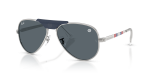 แว่นกันแดด Rayban RB3925-9289R5 มุมเฉียง สีเงิน สำหรับทุกเพศ