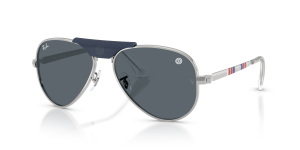 แว่นกันแดด Rayban RB3925-9289R5 มุมเฉียง สีเงิน สำหรับทุกเพศ